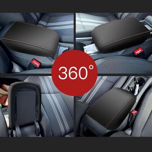 غطاء مسند الذراعين لفورد إيدج 2015-2022 Center Console Pad Covers Cover Cover Cover Resportance Pad Screators Decortory Decortory Drectory (Red Line) in Saudi Arabia