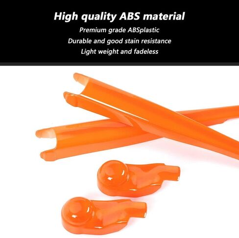 Fit for Jeep Wrangler JL JT Gladiator 2018-2022 ABS Front Window Windshield Wiper Blade Trim Decorative Cover Exterior Car Accessories (Orange) in Saudi Arabia