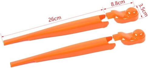 Fit for Jeep Wrangler JL JT Gladiator 2018-2022 ABS Front Window Windshield Wiper Blade Trim Decorative Cover Exterior Car Accessories (Orange) in Saudi Arabia