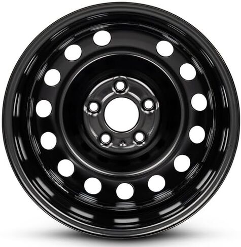 عجلة استبدال OEM جديدة لعام 2014-2019 Kia Soul 16x6.5 بوصة الصلب حافة مطلية باللون الأسود 205/60R16 in Saudi Arabia