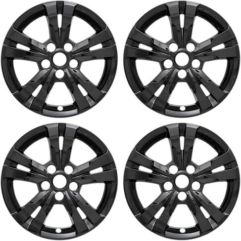 Wheel Skins Compatible with Chevrolet Equinox 2010-2017; 17 inch Wheel Covers; 4 Pcs (Chrome) in Saudi Arabia