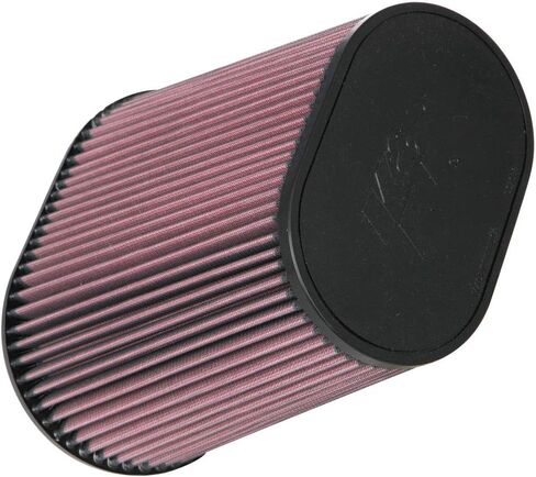 K&N High-Flow Original Lifetime Universal Clamp-On Air Filter: Performance, Premium, Washable: Flange Diameter: 4.5 In, Filter Height: 10 In, Flange Length: 0.625 In, Shape: Round Tapered, RU-1024 in Saudi Arabia