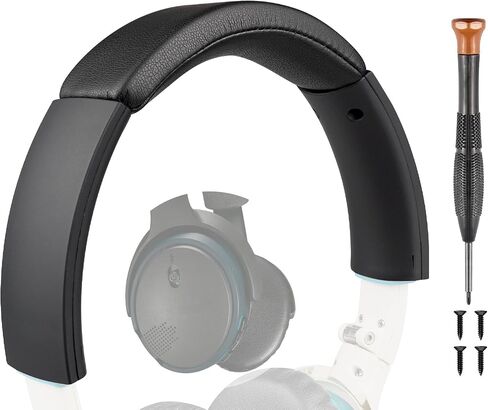 SOULWIT Replacement Headband Pad Kit for Bose SoundLink On-Ear (OE) Headphones, Headset Head Band Top Cushion Cover Repair Part, Easy DIY Installation - Black in Saudi Arabia