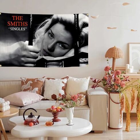 The Smmmmiths Music Singles Cover Cover Classic Man Man Cave Wall Flag Meme Tapestry Bedroom ، Juth in Saudi Arabia