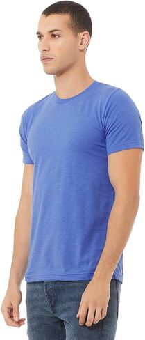 Bella Canvas 6 Pack Adult Unisex Heather T-Shirt Columbia Blue in Saudi Arabia