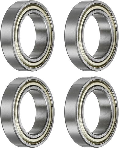 4pcs 6807-2RS Deep Groove Ball Bearings - [35mm Bore x 47mm OD x 7mm Thick] Double Sealed P0 Bearing for Gearboxes Conveyors, Chrome Steel, Z2 in Kuwait