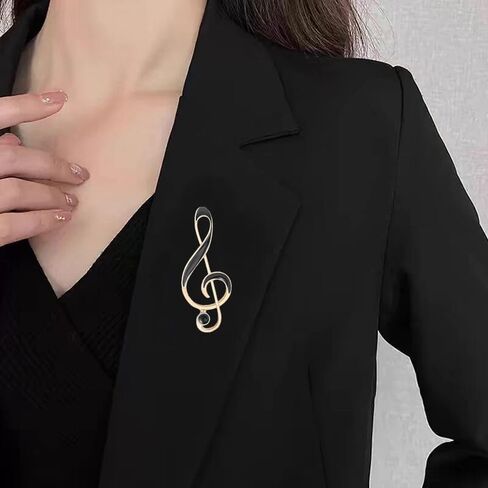 ملاحظة موسيقى رقيقة بروش طية طية صدر دبوس للنساء راينستون كريستال G clef دبابيس الموسيقية الوشاح لللباس بدلة العرائس CORSAGE BROOCHE MUSICIAN BUEQUET GDEET Jewelry GIFTS in Kuwait