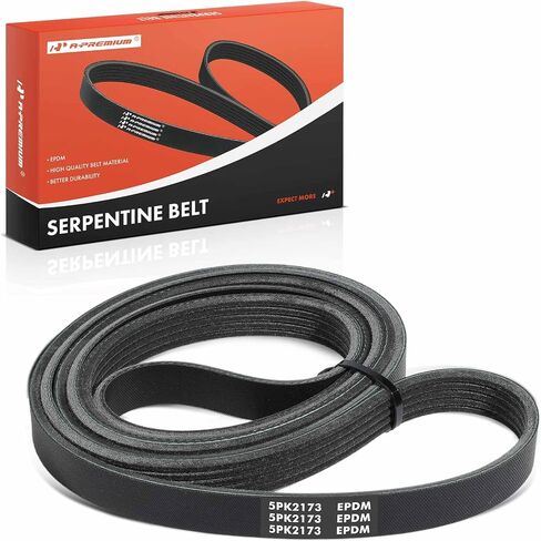 A-Premium Engine Serpentine Drive Belt Compatible with Ford Tempo, Topaz & Mercury Topaz, 1992 1993 1994 - L4 2.3L in Saudi Arabia