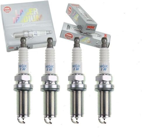 4 PC NGK Laser Iridium Sparks Plugs متوافقة مع لكزس NX200T 2.0L L4 2015-2017 in Saudi Arabia