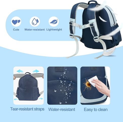 CAMTOP Toddler Backpack for Boys Girls 2-4, Kids Backpacks for Kindergarten Preschool, 12" H Small Bookbag for Daycare Travel (Black) in Saudi Arabia