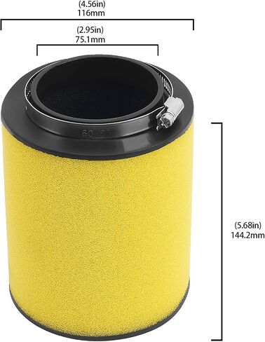 AHL Air filter Compatible with Honda Rancher 420 TRX420FA TRX420FE TRX420FM TRX420FPA TRX420FPE TRX420FPM TRX420TE TRX420TM 2007-2014 17254-HP5-600 150914 in Saudi Arabia