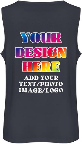 قمم الخزان المخصصة سترة تي شيرت تصميم القمصان الخاصة بك مع نص الصورة لصورة لصالة الألعاب الرياضية الجارية in Saudi Arabia