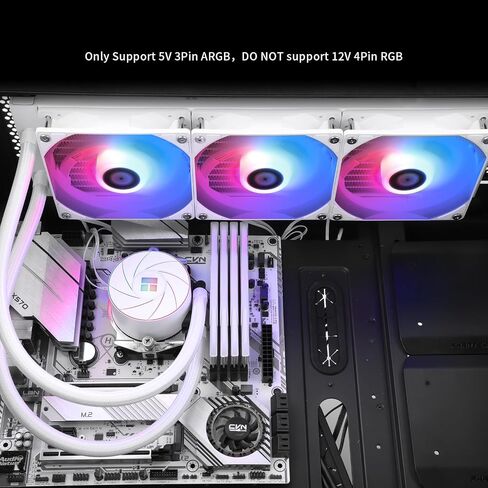 مبرد وحدة المعالجة المركزية السائل Thermalright Aqua Elite 360 ​​ARGB V4، حجم صف تبريد 360 AIO، 3 × 120 مم مراوح PWM، مبرد وحدة المعالجة المركزية للكمبيوتر، لـ AMD: AM4/AM5، Intel LGA1851/1150/1151/1200/2011/ 1700 in Saudi Arabia