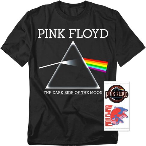 Pink Floyd The Dark Side of The Moon Album Rock Music T-Shirt & Stickers in Saudi Arabia