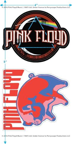 Pink Floyd The Dark Side of The Moon Album Rock Music T-Shirt & Stickers in Saudi Arabia