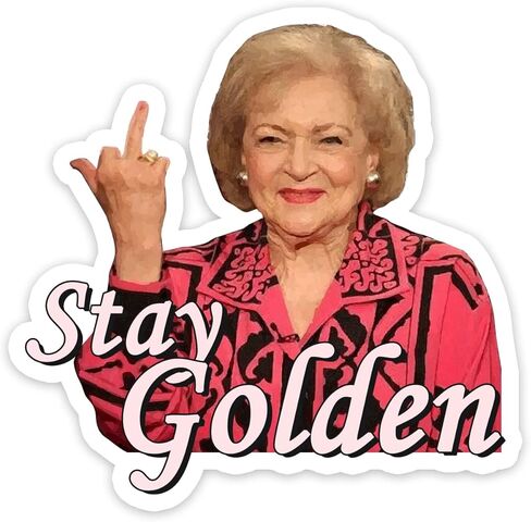 Stay Golden Vinyl Sticker Auto Car Truck Wall Laptop | Sticker | 5.5" Wide in Saudi Arabia