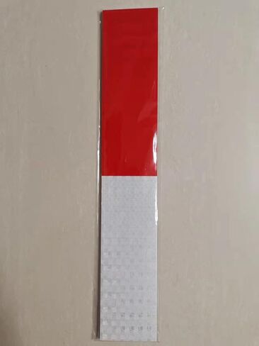 Safety Reflective Tape 2"x12'', (10pack) Waterproof Self Adhesive Auto Truck Safety Reflector Strips Hazard Caution Warning Sticker for in Kuwait