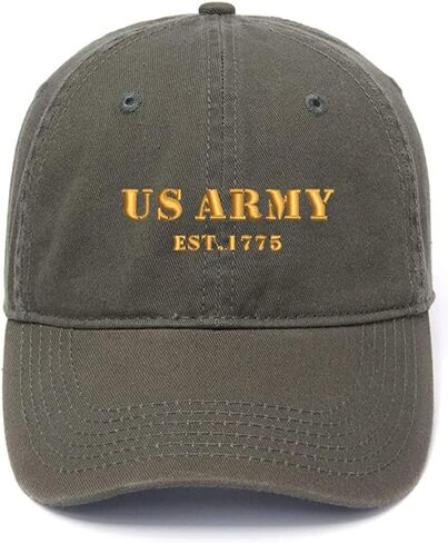 قبعة البيسبول للرجال US Army EST 1775 HAT HAT COTTON ASSERIDERS ASPROIDER CASTALL CAPS in Kuwait