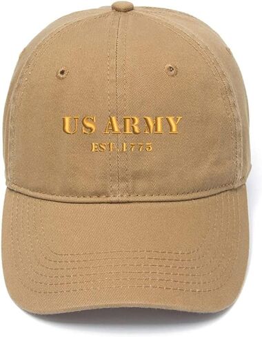 قبعة البيسبول للرجال US Army EST 1775 HAT HAT COTTON ASSERIDERS ASPROIDER CASTALL CAPS in Kuwait