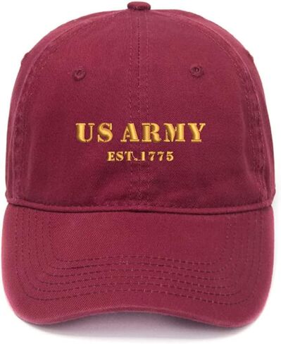 قبعة البيسبول للرجال US Army EST 1775 HAT HAT COTTON ASSERIDERS ASPROIDER CASTALL CAPS in Kuwait