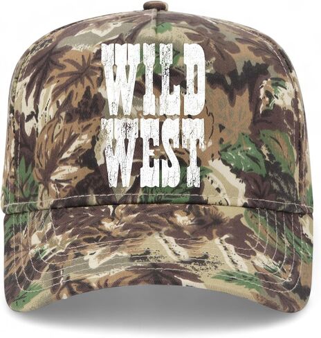 Wild West Vintage Trucker Hat | قبعة البيسبول Snapback Premium للرجال والنساء in Kuwait
