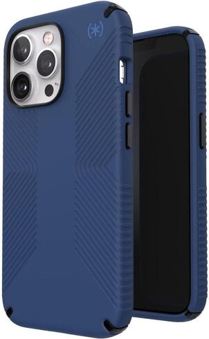 Speck Presidio2 Grip Case for Apple iPhone 13 Pro Polycarbonate, Shock-Absorbent, Black in Saudi Arabia