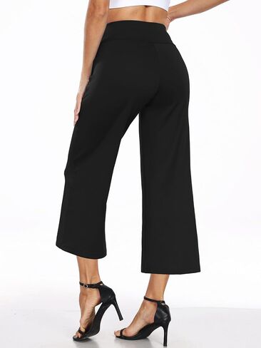 CADMUS High Waist Yoga Pants Women Wide Leg Pants with Pockets Stretch Dress Casual Sweatpants Petite/Regular/Tall in Saudi Arabia
