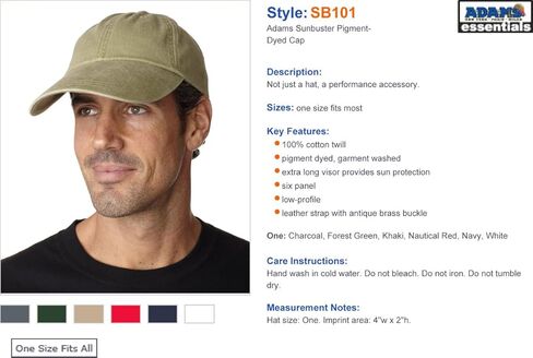 Keklle Adams Sunbuster صبغة مصبوغة غطاء Twill مع حافة طويلة إضافية (khaki) (الكل) in Saudi Arabia