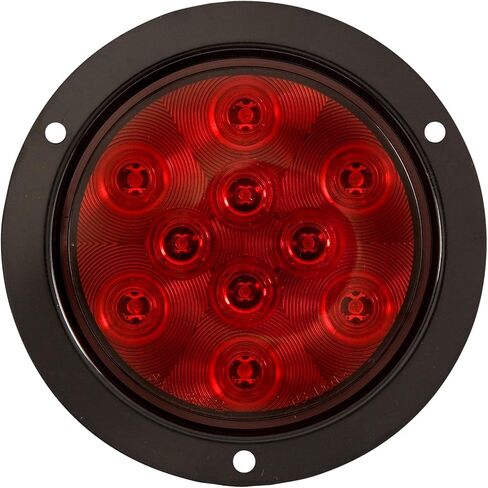 Optronics STL42RBP Red 4" Round Sealed LED Light with Mounting Flange in Saudi Arabia