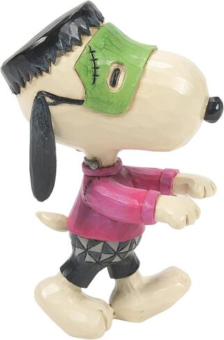 Enesco Peanuts by Jim Shore Halloween Collection Snoopy in Monster Costume Miniature Figurine- Stone Resin Hand Crafted Painted Collectible Peanuts Snoopy Mini Figurines Home Decor Statue, 3.35 Inch in Saudi Arabia