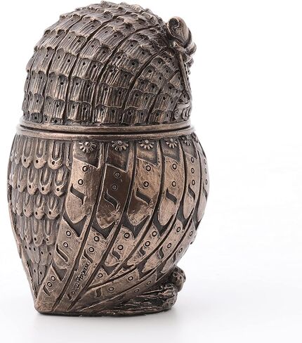 Veronese Design 3 3/8" Steampunk Owl Resin Figurine Secret Stash Box Cast Bronze Finish in Saudi Arabia