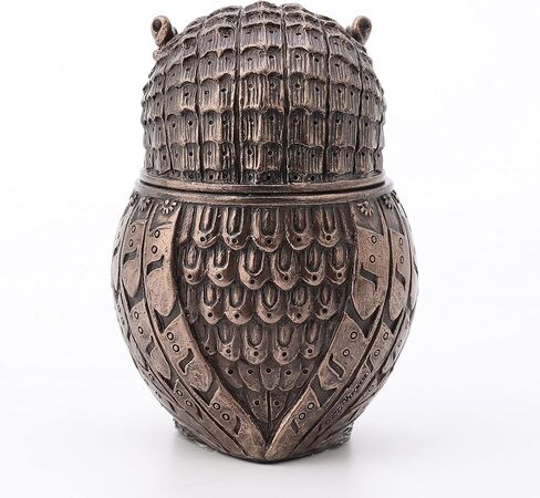 Veronese Design 3 3/8" Steampunk Owl Resin Figurine Secret Stash Box Cast Bronze Finish in Saudi Arabia