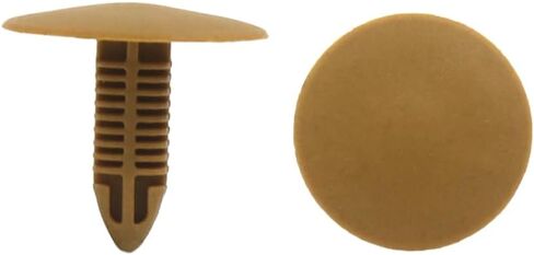 uxcell 50 Pcs Brown Car Interior Clips Bumper Fender Fastener Retainer 7 x 6mm Universal in Saudi Arabia