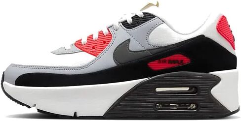Nike Air Max 90 LV8 أحذية نسائية (FD4328-106 ، وايت/آشن لائحة/خفيفة أوريوود براون/أسود) الحجم 8.5 in Saudi Arabia