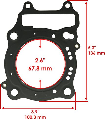 حشية رأس أسطوانة Caltric متوافقة مع Honda CRF150R 2007-2009 2012-2022/12251-KSE-671 in Saudi Arabia