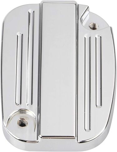 Pair Motorcycle Brake Master Cylinder Covers For Harley Touring Road King Street Tri Glide Ultra Classic VRSC,Chrome in Saudi Arabia