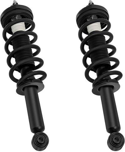 Detroit Axle - 3.6L 6pc Struts Sway Bars for 2011-2019 Dodge Journey V6, Front & Rear Struts with Coil Spring Sway Bar Links Replacement Suspension Kit Quick Install Ready Strut Shock Assembly in Saudi Arabia