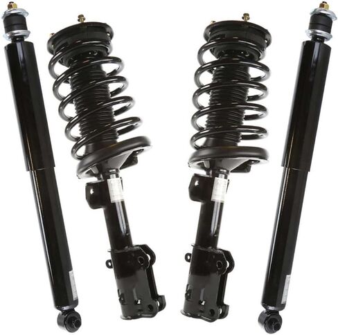 AutoShack Front Complete Strut & Coil Spring Assembly with Rear Shock Absorbers Set for 2005-2010 Ford Mustang 4.0L 4.6L RWD | Full-vehicle Suspension System Replacement Kit CST100261-KS785PR in Saudi Arabia