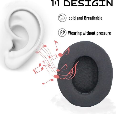Replacement Studio3.0 Ear Pads Compatible with Beats Dr. Dre Studio 2.0 Studio 3 B0500 B0501 Wired Wireless Headphones, Soft Protein Leather, Filled with Memory Foam (Pink) in Saudi Arabia