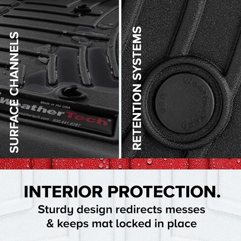 Weathertech مخصص Floirliners ل Toyota Tundra - الصف الأول (458001) ، تان in Saudi Arabia