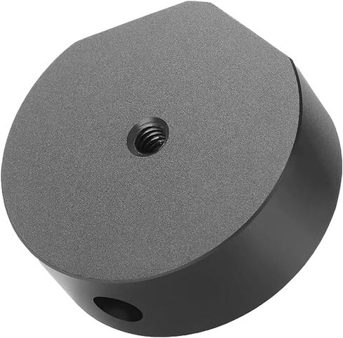 Starlink Mini Tripod Adapter, Aluminum Alloy Tripod Mount Adapter for Starlink Mini with 1/4"~20 Threaded Screw Compatible with Tripod, Fixing Clamp or Other Bracket with Pipe Adapter, Silver in Saudi Arabia