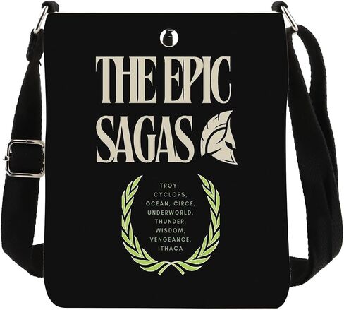 TIIMG Musical Lover Gift Musical Theater Gift Ancient Greece Music Lover Present Crossbody Bag in Saudi Arabia