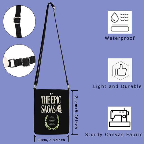 TIIMG Musical Lover Gift Musical Theater Gift Ancient Greece Music Lover Present Crossbody Bag in Saudi Arabia