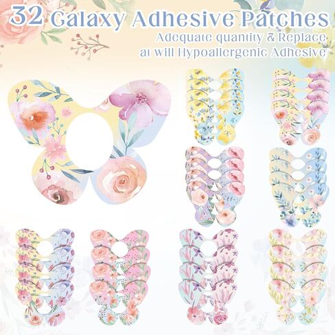Geiserailie 32 Pack Adhesive Patches, Compatible with Dexcom G7, CGM Patches, Butterfly Tape Stickers, Sensor Covers, Waterproof and Sweat-Proof, Flexible and Breathable, Pre-Cut, Long-Lasting in Saudi Arabia