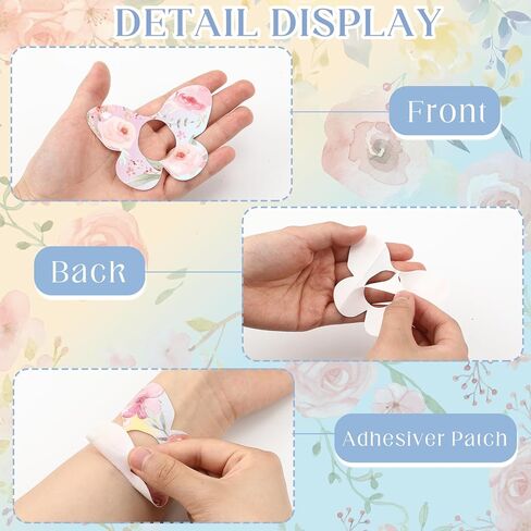 Geiserailie 32 Pack Adhesive Patches, Compatible with Dexcom G7, CGM Patches, Butterfly Tape Stickers, Sensor Covers, Waterproof and Sweat-Proof, Flexible and Breathable, Pre-Cut, Long-Lasting in Saudi Arabia