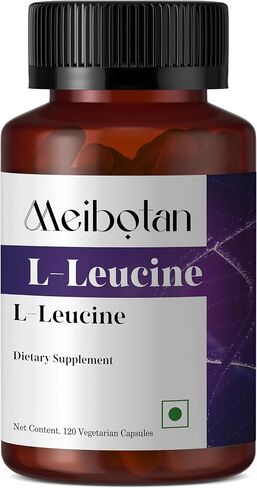 100% Pure L-Leucine 2000mg, Muscle Recovery and Support, Non GMO & Vegan - 60 Vegetarian Capsules in Saudi Arabia