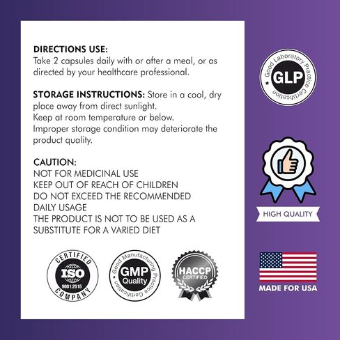 100% Pure L-Leucine 2000mg, Muscle Recovery and Support, Non GMO & Vegan - 60 Vegetarian Capsules in Saudi Arabia
