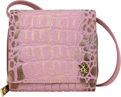 Anuschka Women's Original Hand-Painted Genuine Leather RFID Blocking Two Fold Sling Organizer in Saudi Arabia