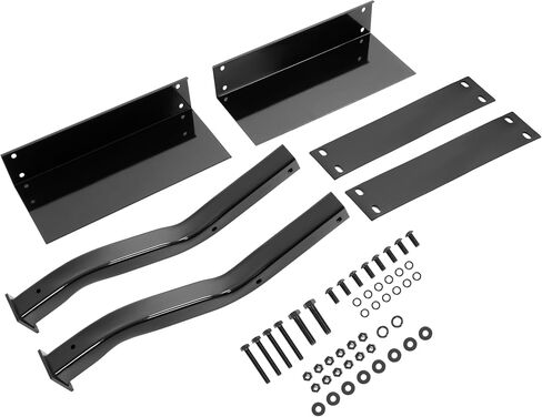 استبدال قوس الحاجز الخلفي Kuafu Universal لـ 1406-6A Half Fender Mounting Bracket القوس القابل للتعديل الزوجي المسحوق المطلي باللون الأسود in Saudi Arabia