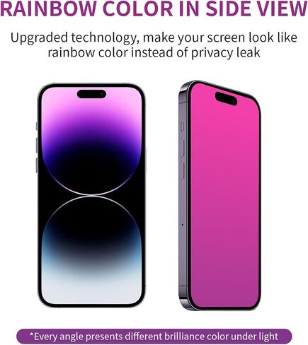 2 Pack Gradient Tempered Glass for iPhone 11 Pro Max/XS Max Privacy Screen Protector for iPhone11 ProMax/XSMax 6.5inch Anti Spy Anti Blue Light Eye Protection Anti-Scratch Bubble Free in Saudi Arabia